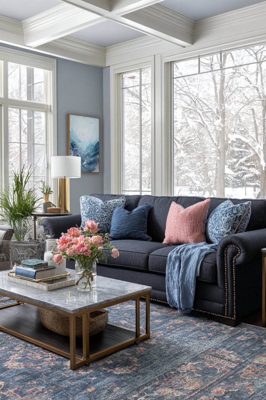 Transitional Navy Sophistication