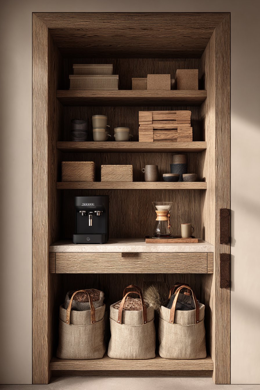 Dedicated Coffee Station Niche