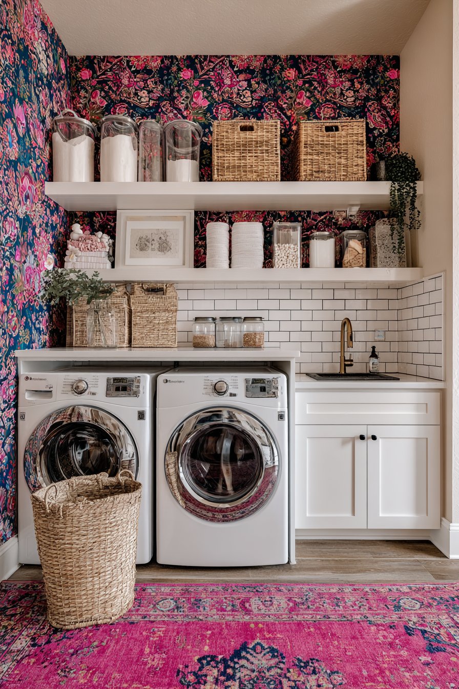 Bold Botanical Wallpaper Statement