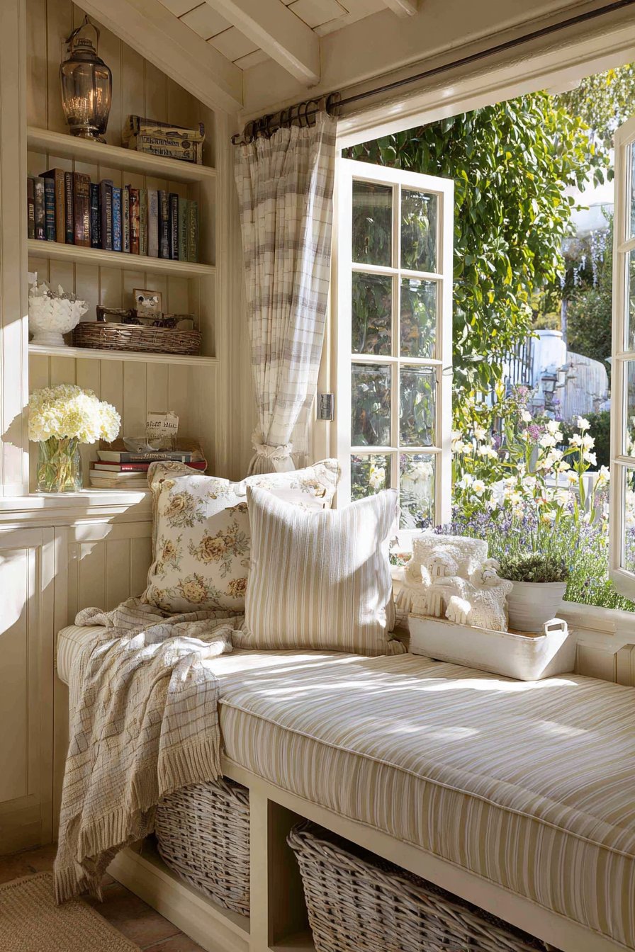 Built-In Window Seat Charm