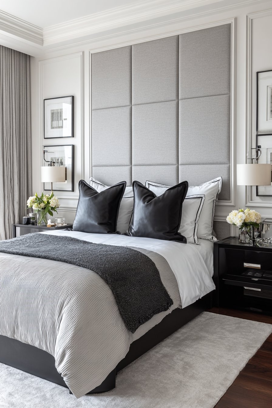 Channel-Tufted Headboard Elegance