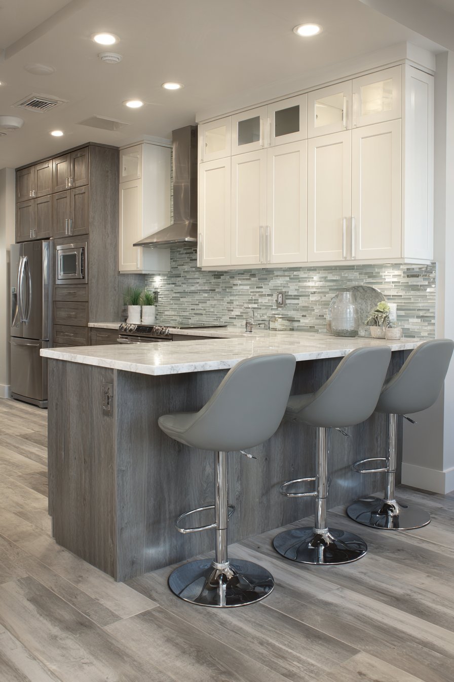 Multifunctional Two-Tier Island Design