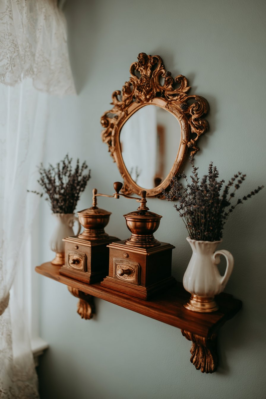 French Country Gilded Mirror Arrangement