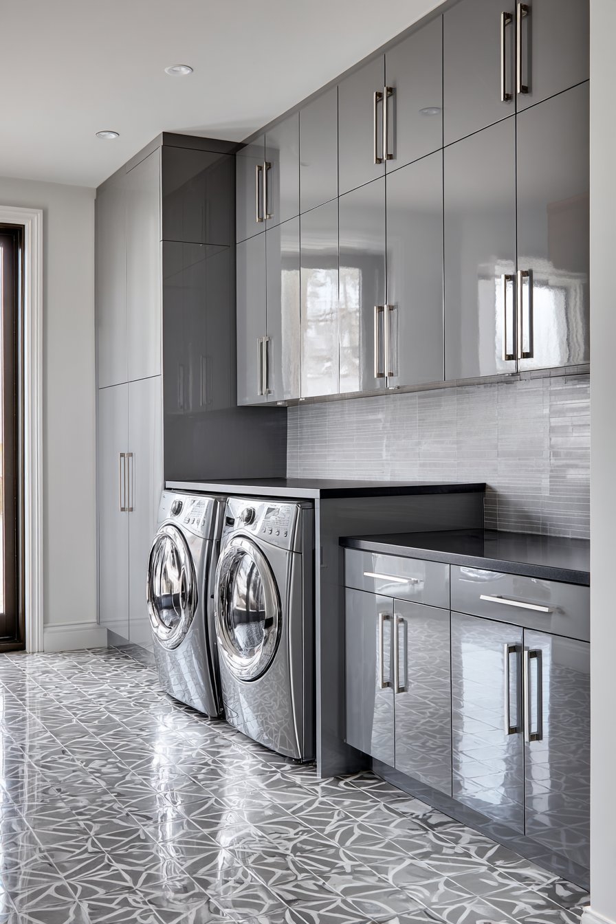 Contemporary High-Gloss Sleekness