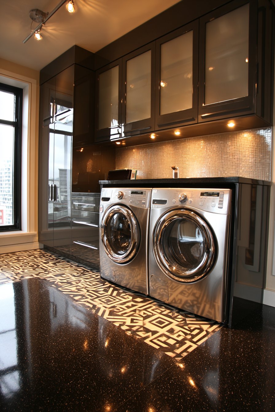 Contemporary High-Gloss Sleekness