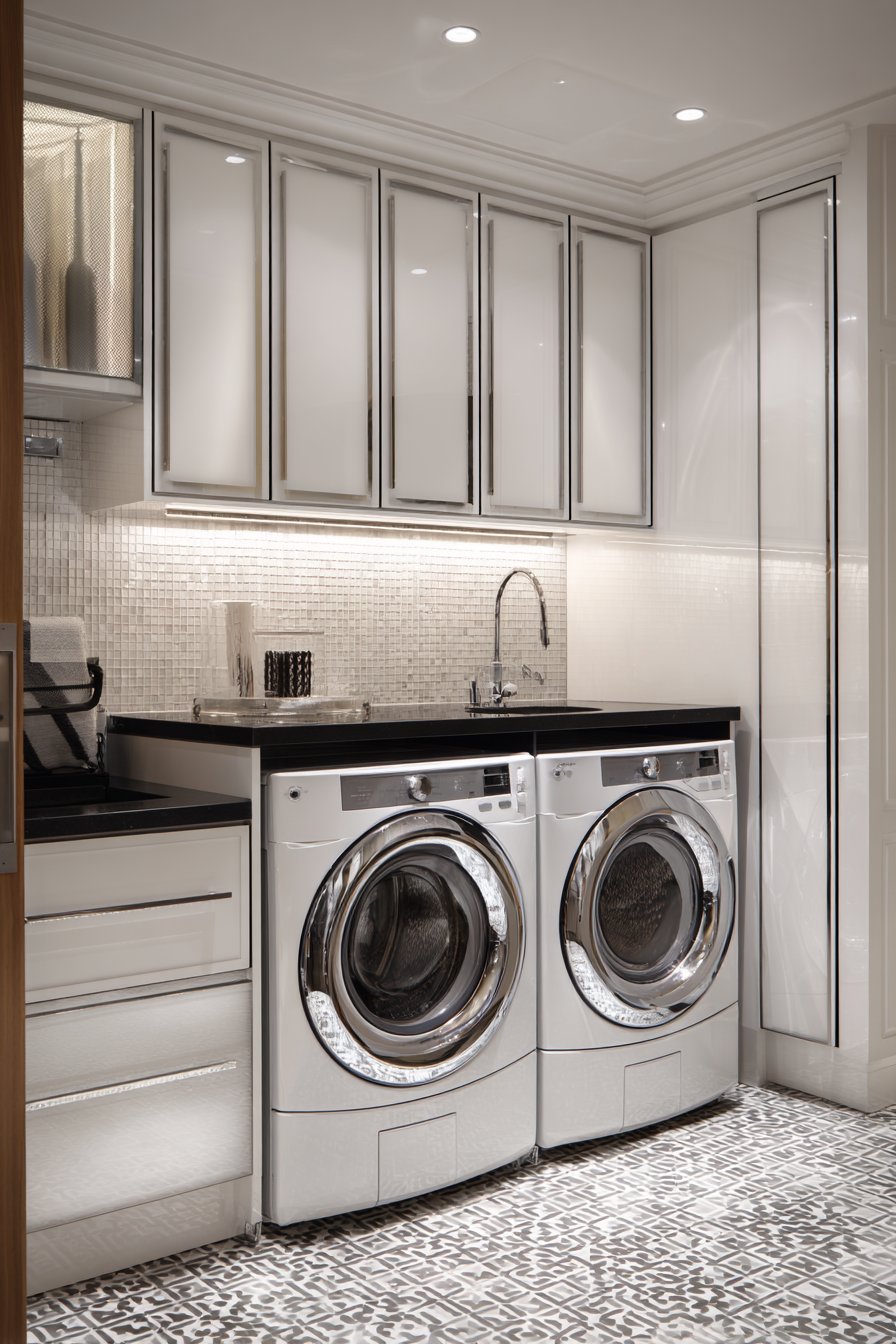 Contemporary High-Gloss Sleekness