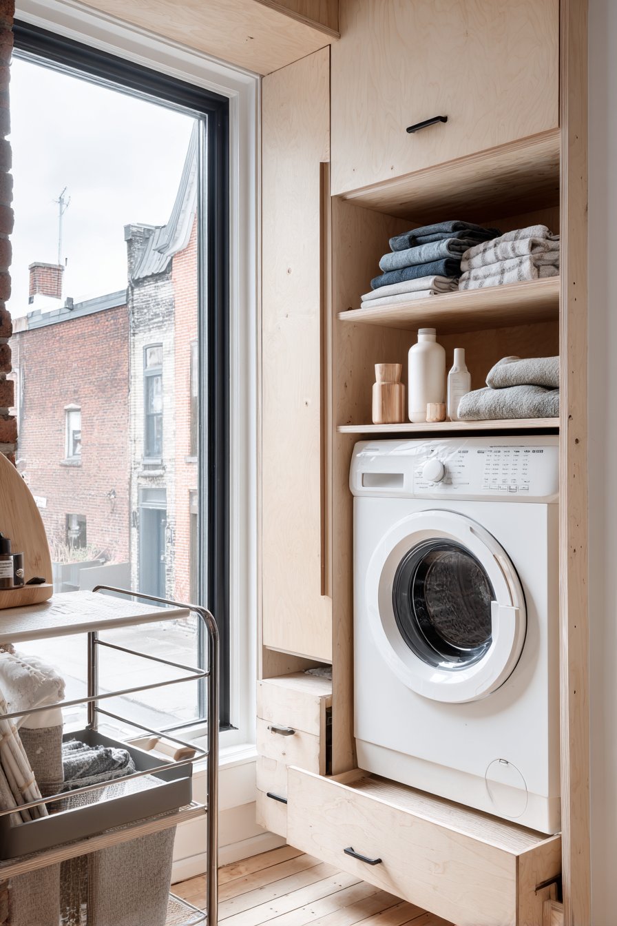 Small Apartment Space-Saving Wall-Mounted System
