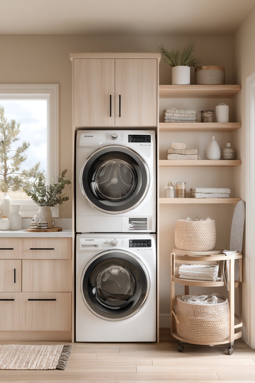 Small Apartment Space-Saving Wall-Mounted System