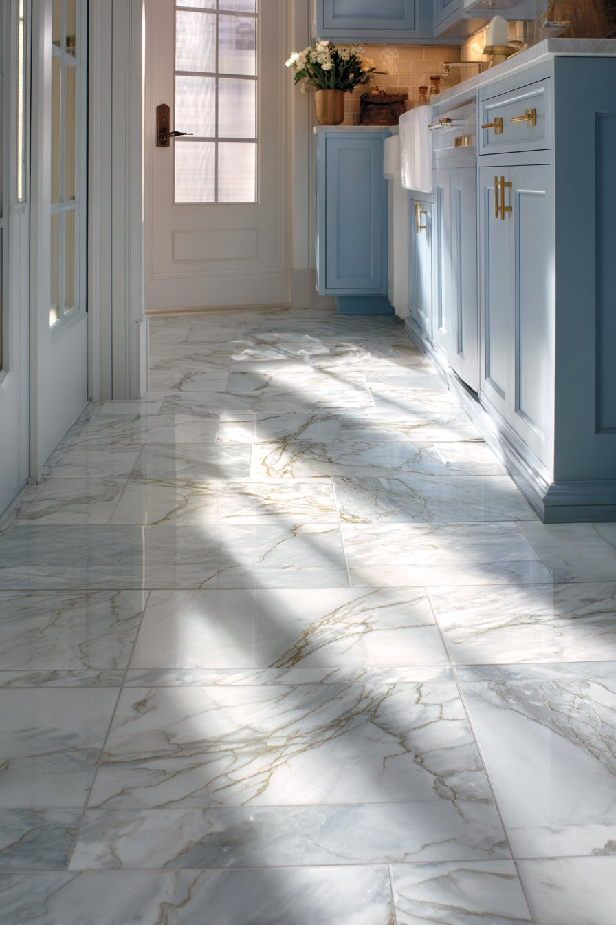 Coastal Marble-Look Porcelain