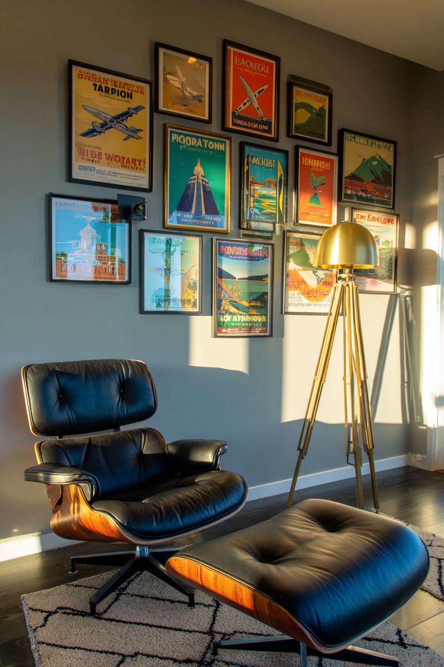 Mid-Century Modern Vintage Travel Poster Gallery