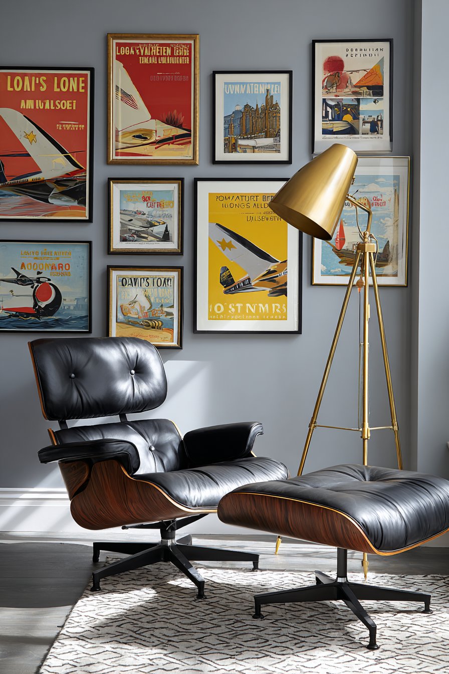 Mid-Century Modern Vintage Travel Poster Gallery