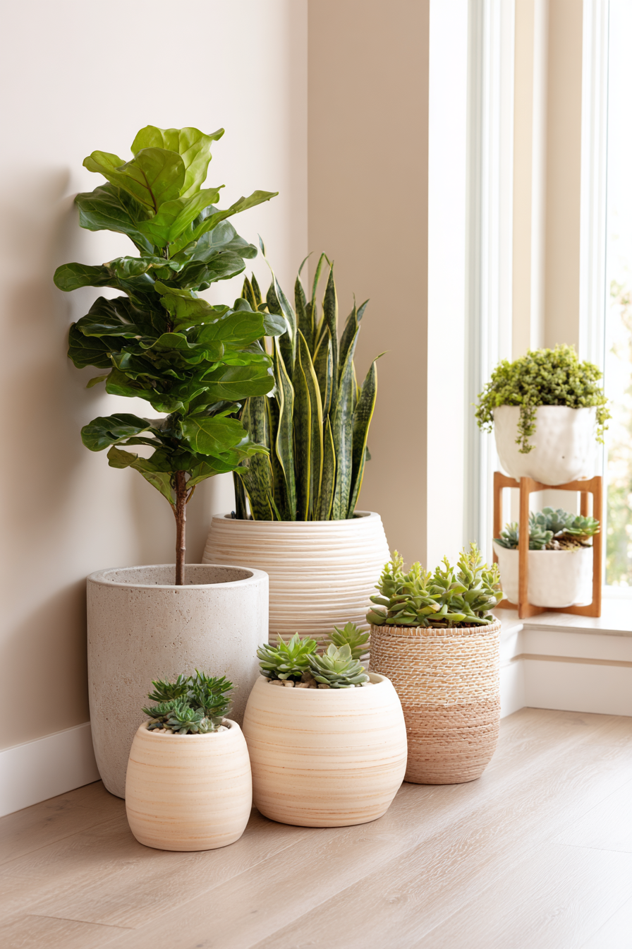 Greenery-Enhanced Plant Corner