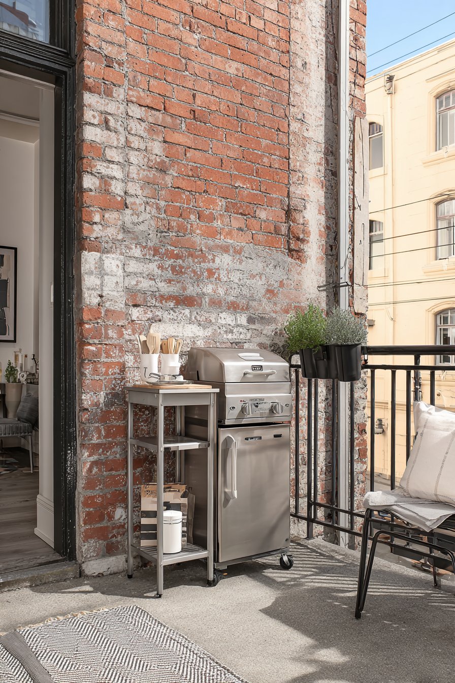 Compact Urban Balcony Solution