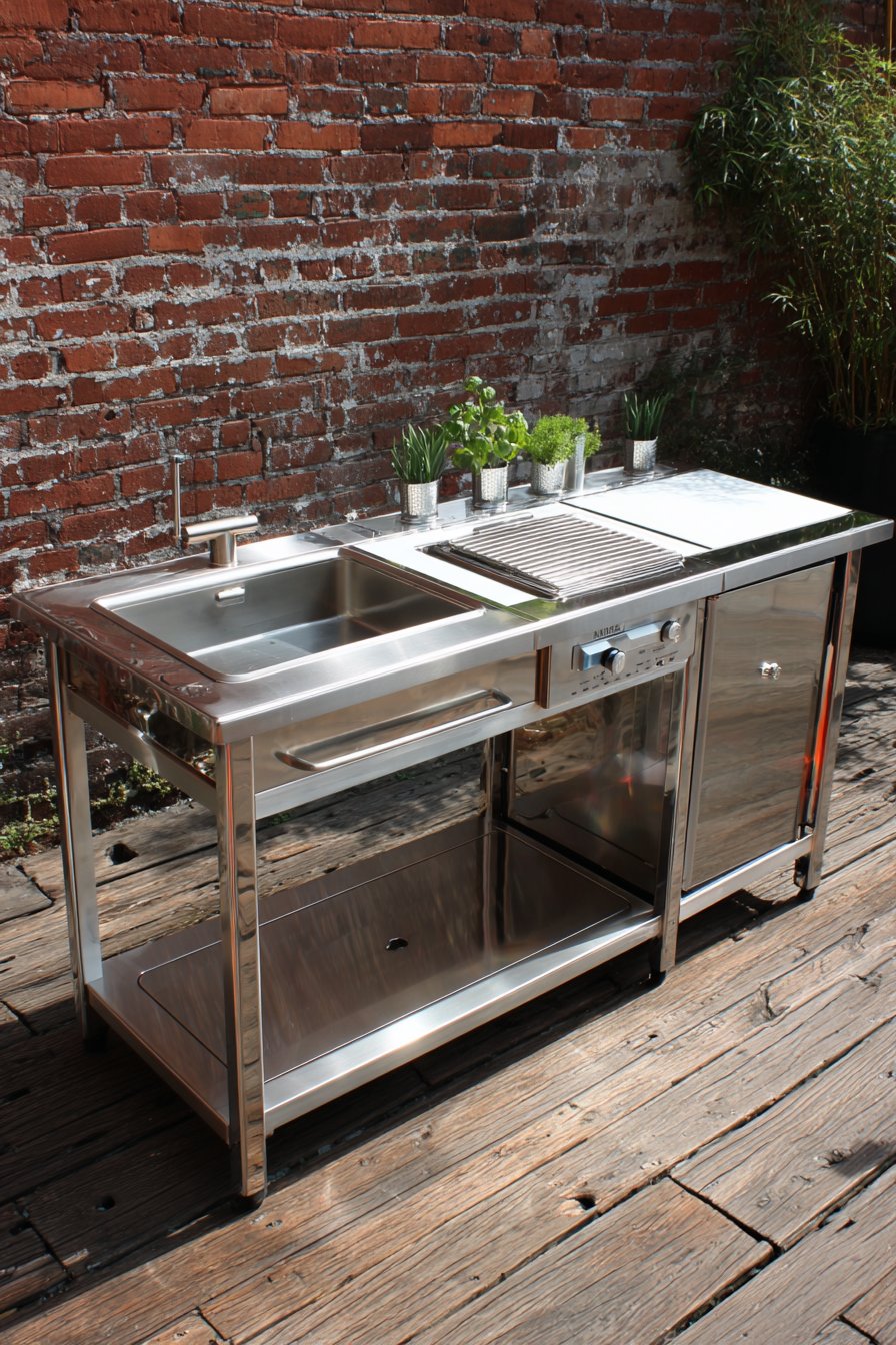 Compact Urban Balcony Solution