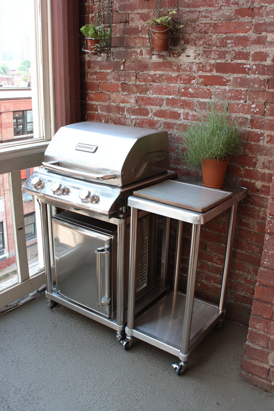 Compact Urban Balcony Solution