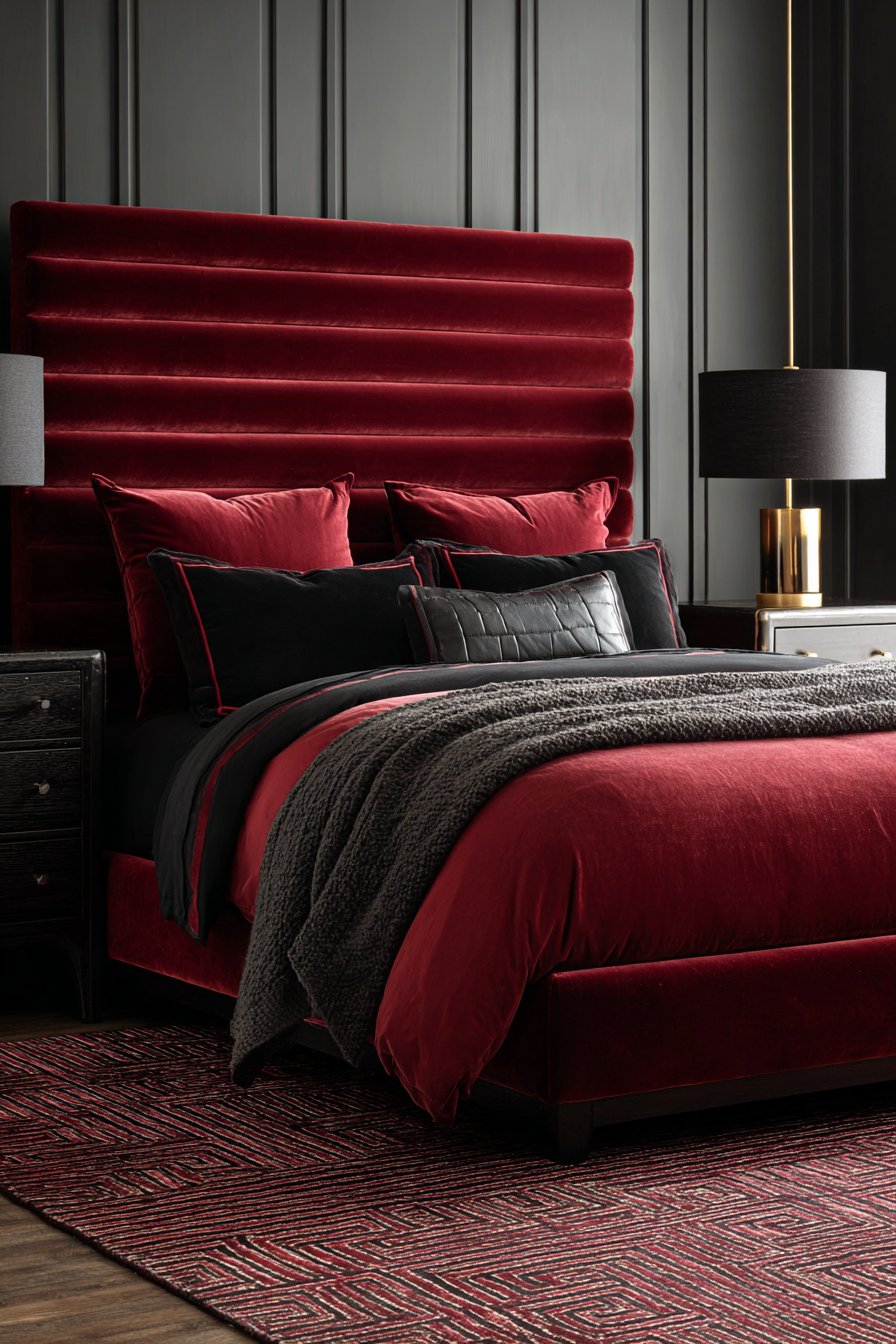 Channel Tufted Headboard Sophistication