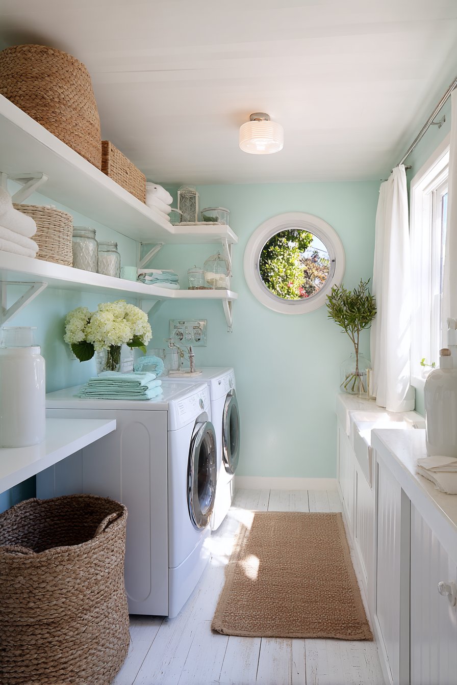 Coastal-Inspired Design with Seagrass Elements