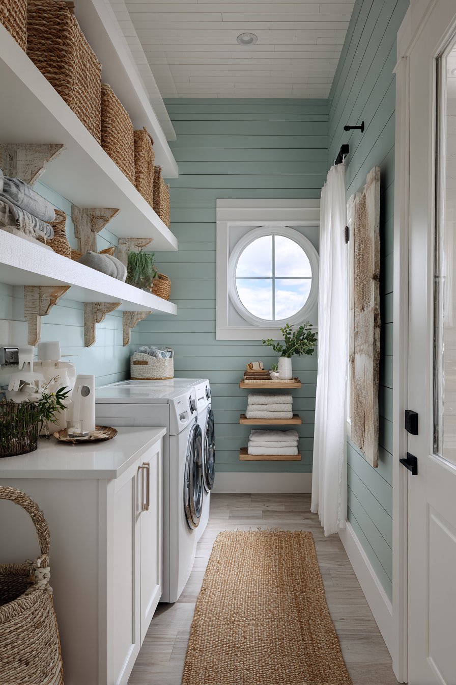 Coastal-Inspired Design with Seagrass Elements