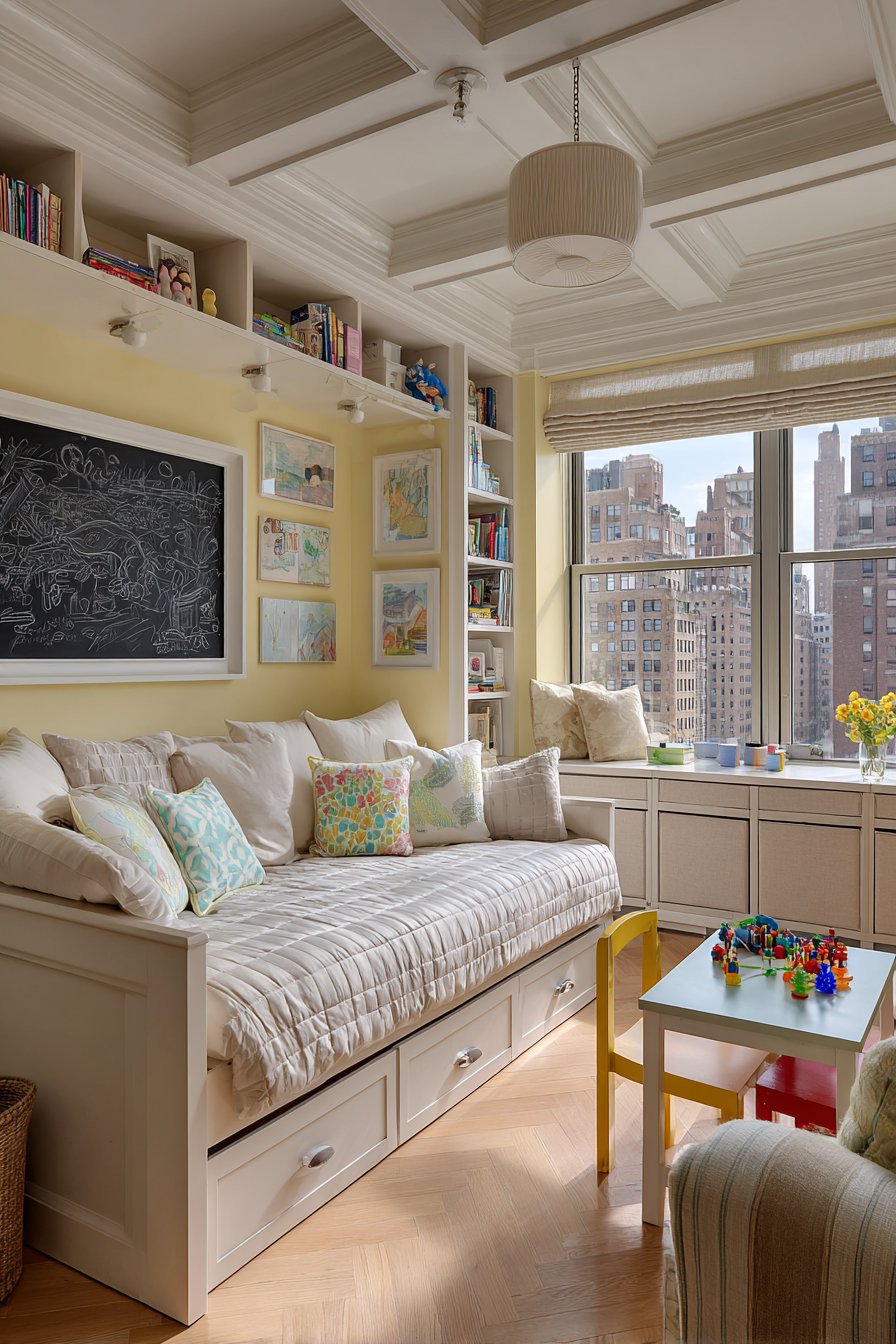 Children's Playroom Converting to Adult Guest Suite