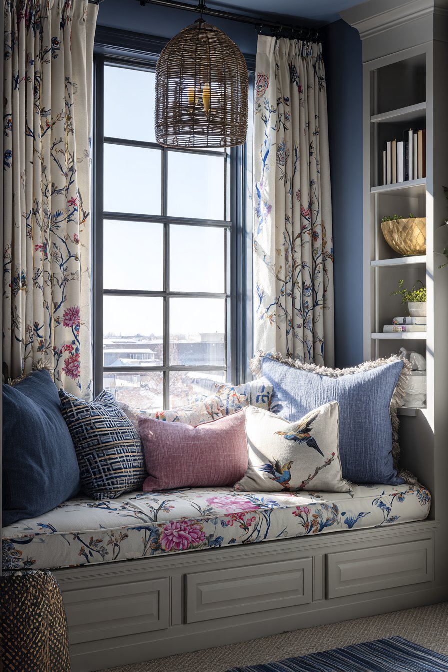 Chinoiserie Window Seat Nest
