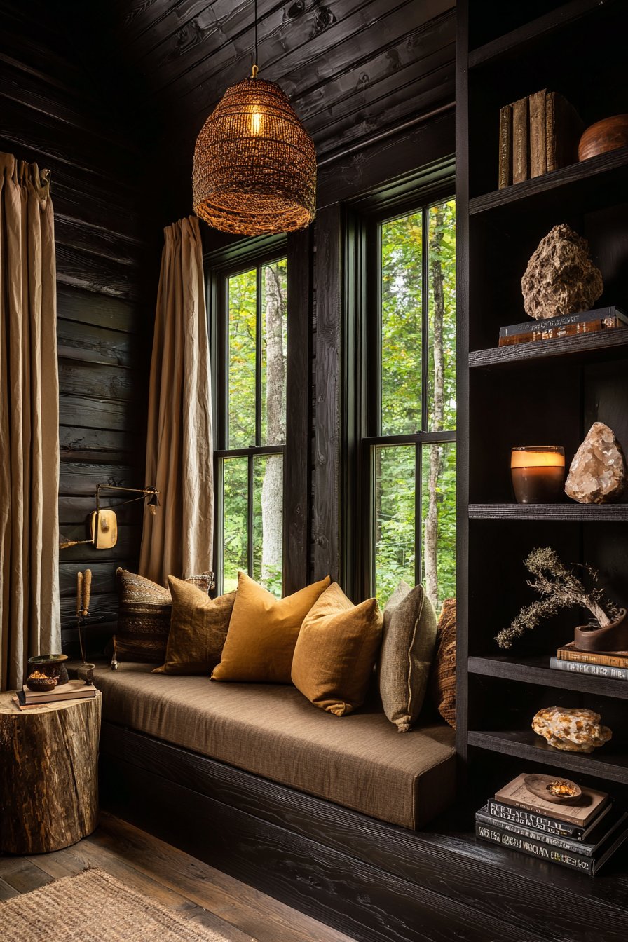 Built-In Window Seat Reading Nook