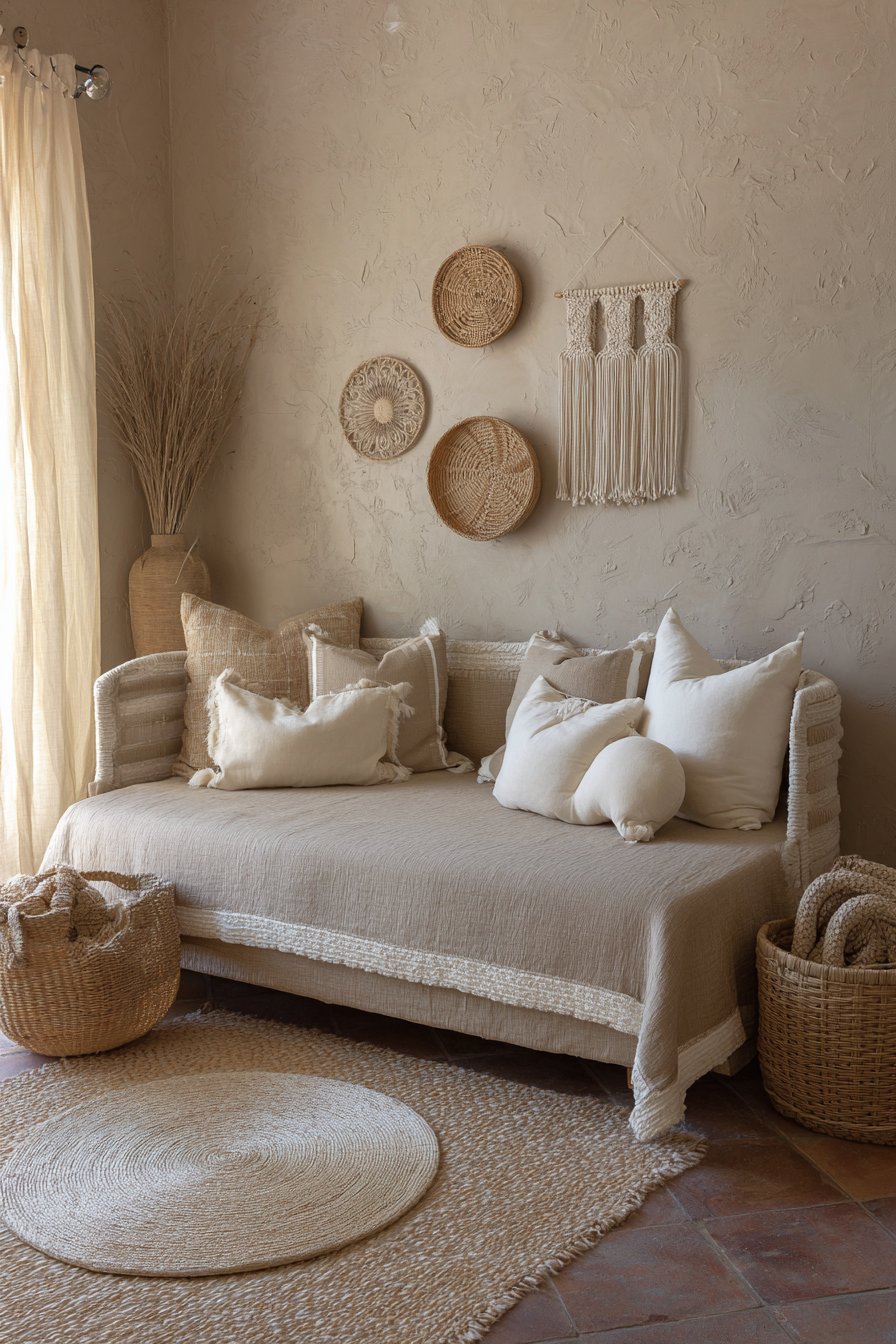 Bohemian Montessori Floor Bed Approach