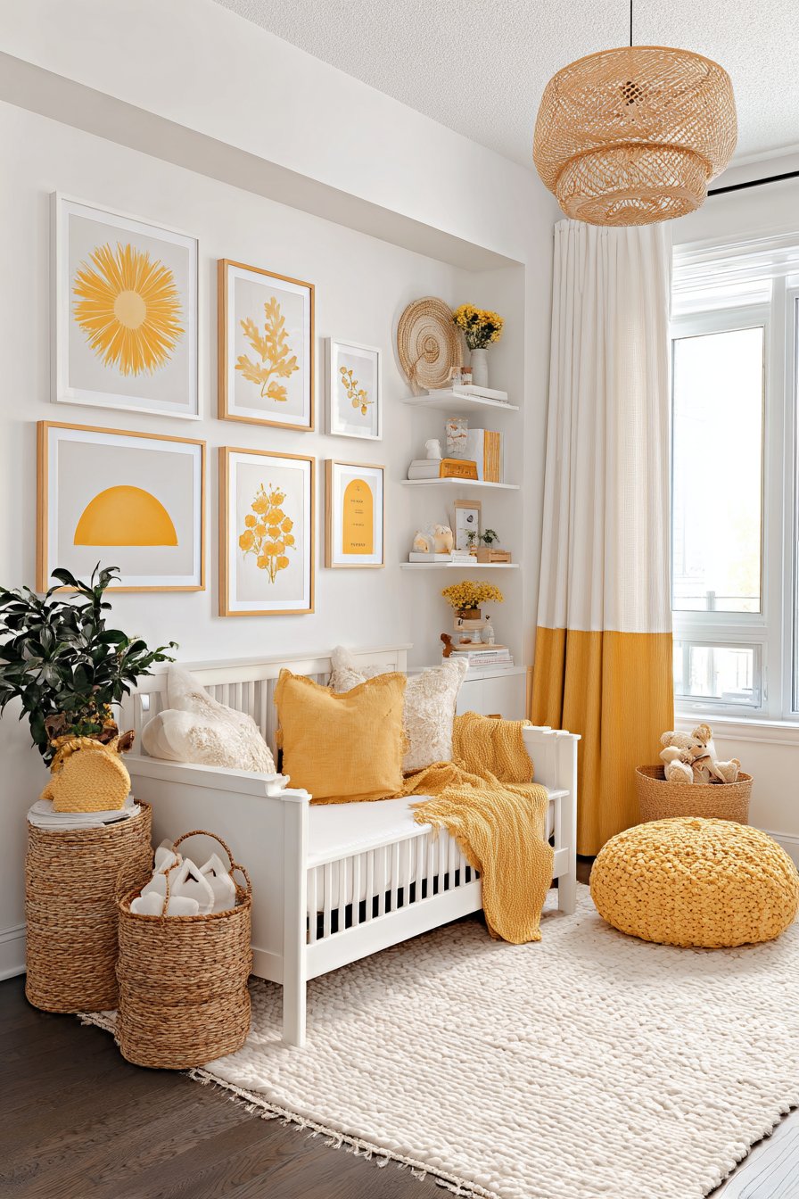 Gallery Wall Sunshine Display