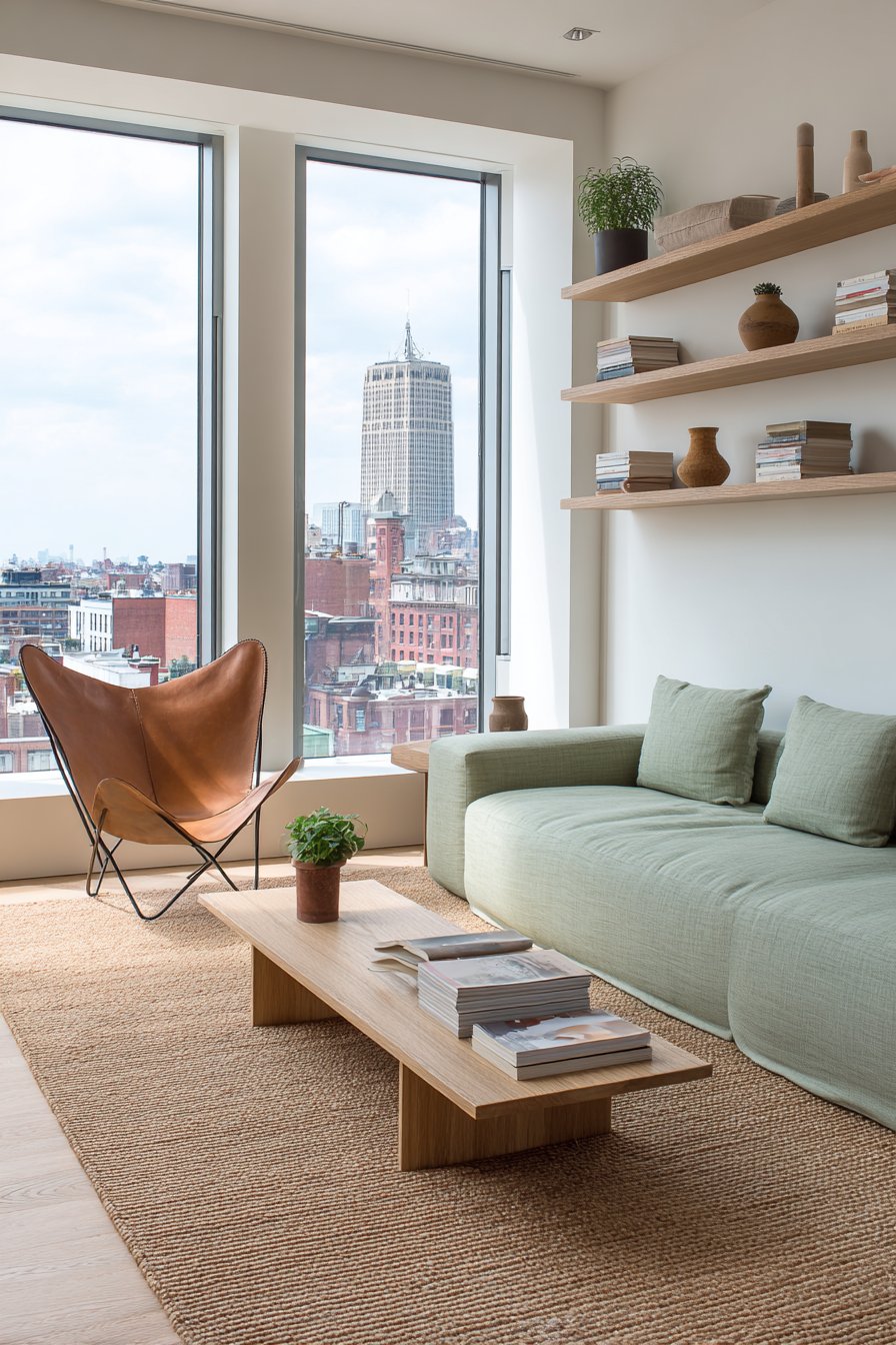 Scandinavian Light Green with Oak Simplicity