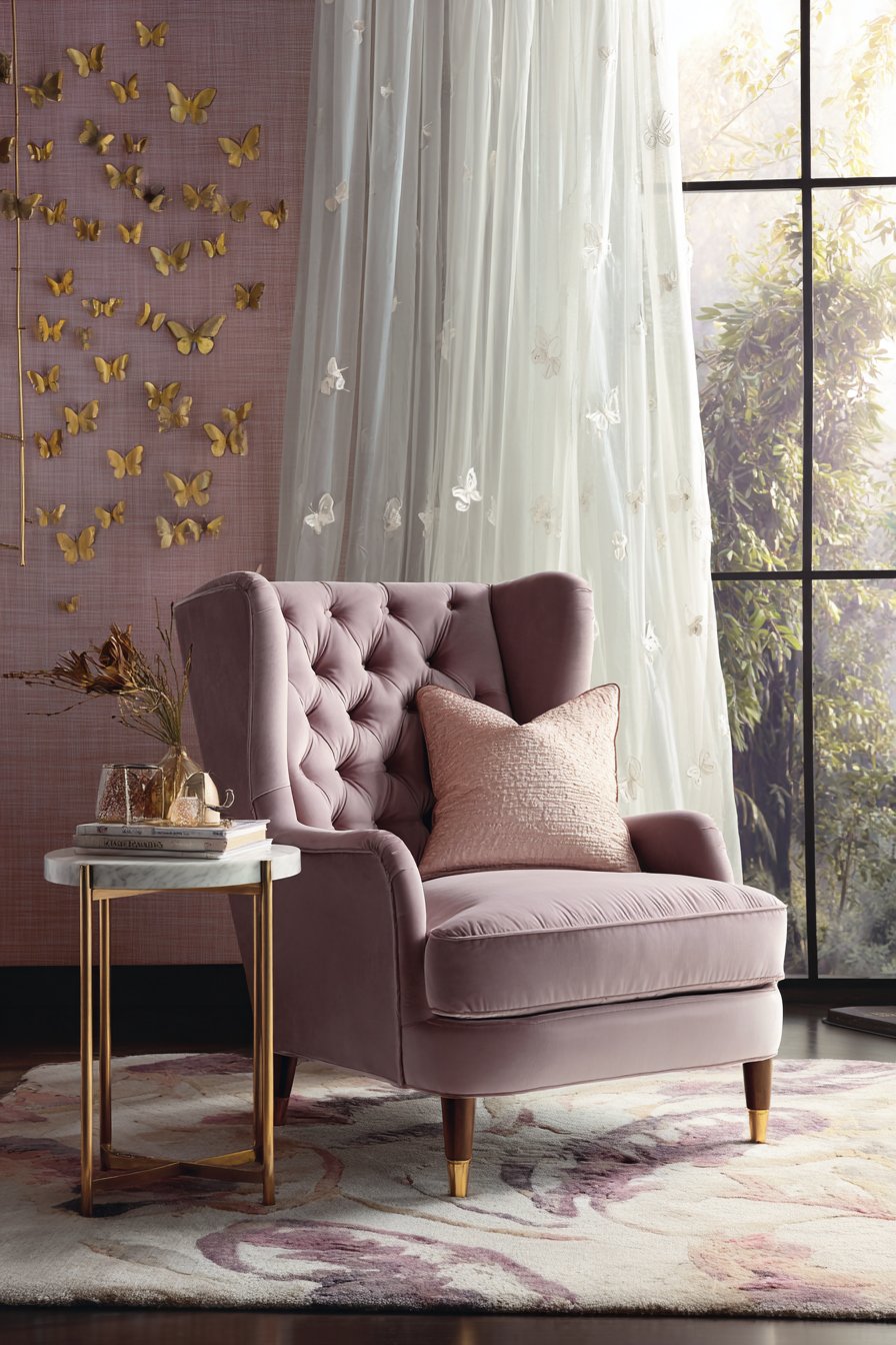 Luxurious Velvet and Brass Elegance