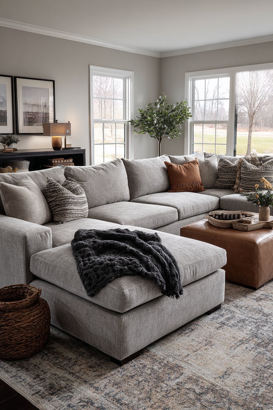 Family-Friendly L-Sectional