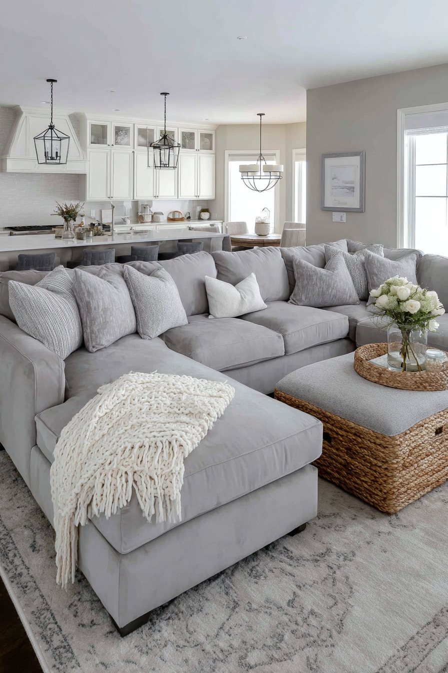 Family-Friendly L-Sectional