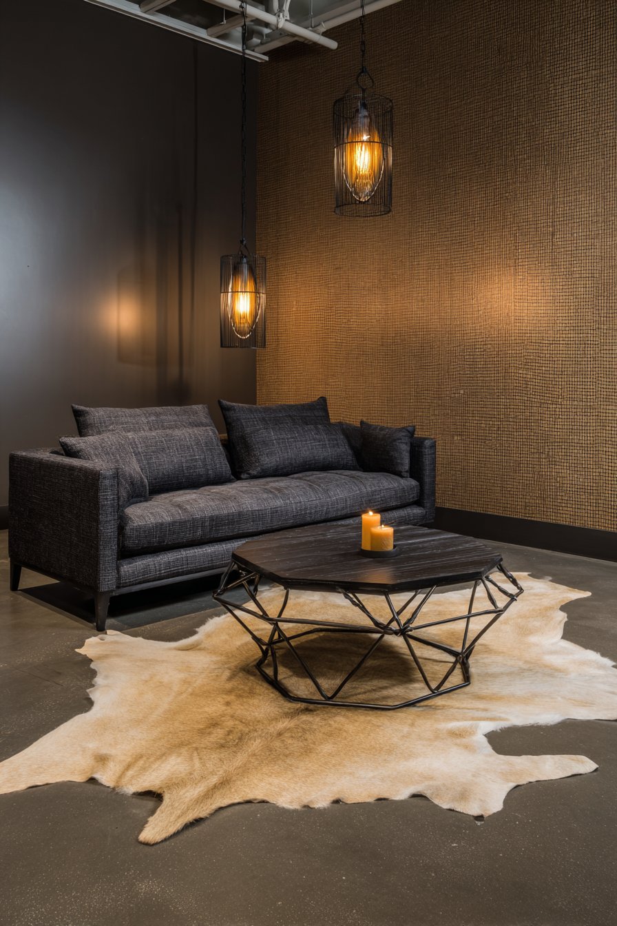 Contemporary Cork Accent Wall