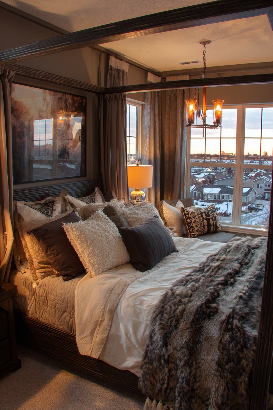 Dark Walnut Contemporary Elegance