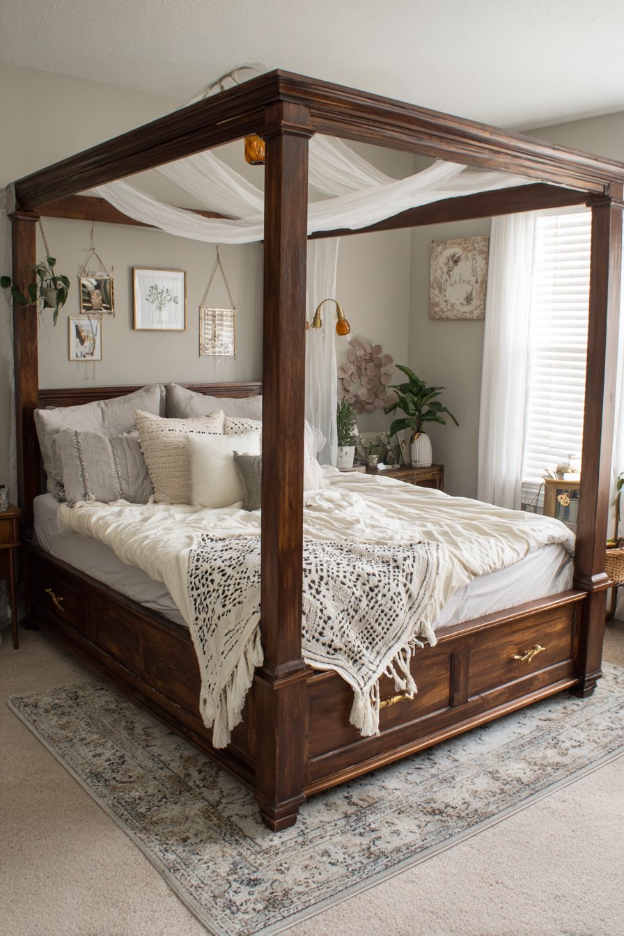 Dark Walnut Contemporary Elegance