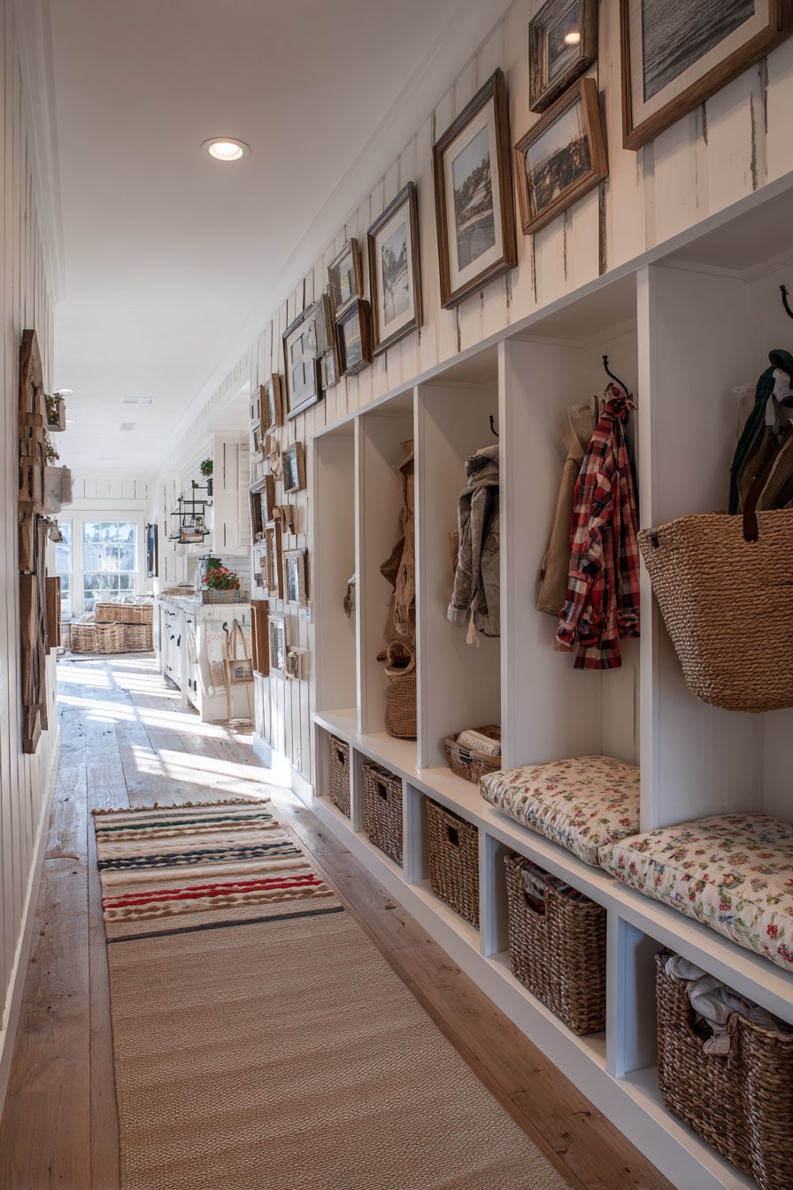 Mudroom Laundry Combination Space