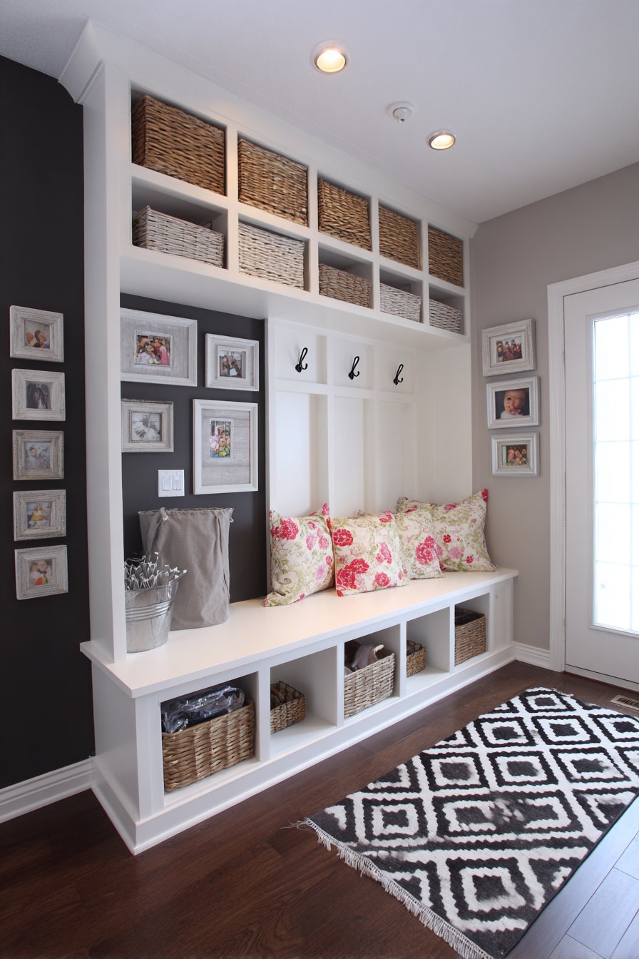 Mudroom Laundry Combination Space