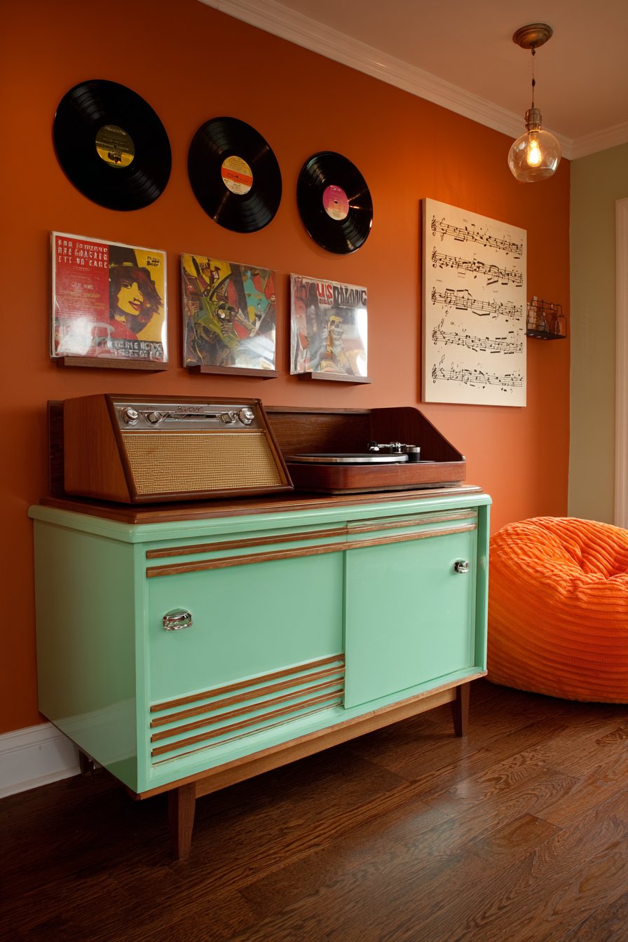 Vinyl Record Music Lover's Sanctuary