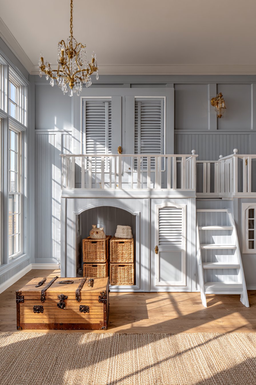 Custom Playhouse with Cork Flooring