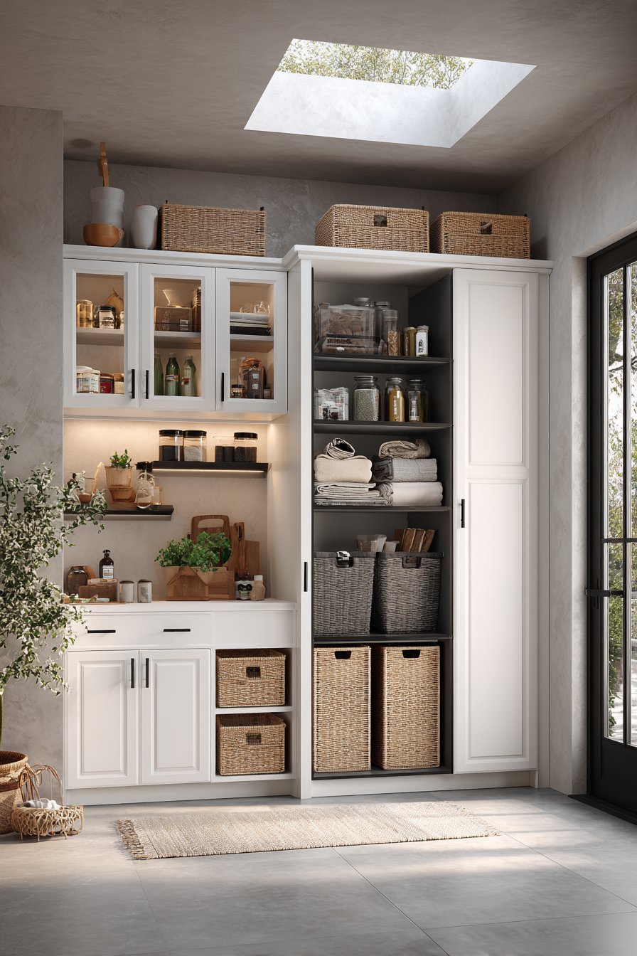 Custom Built-In Cabinet Tower