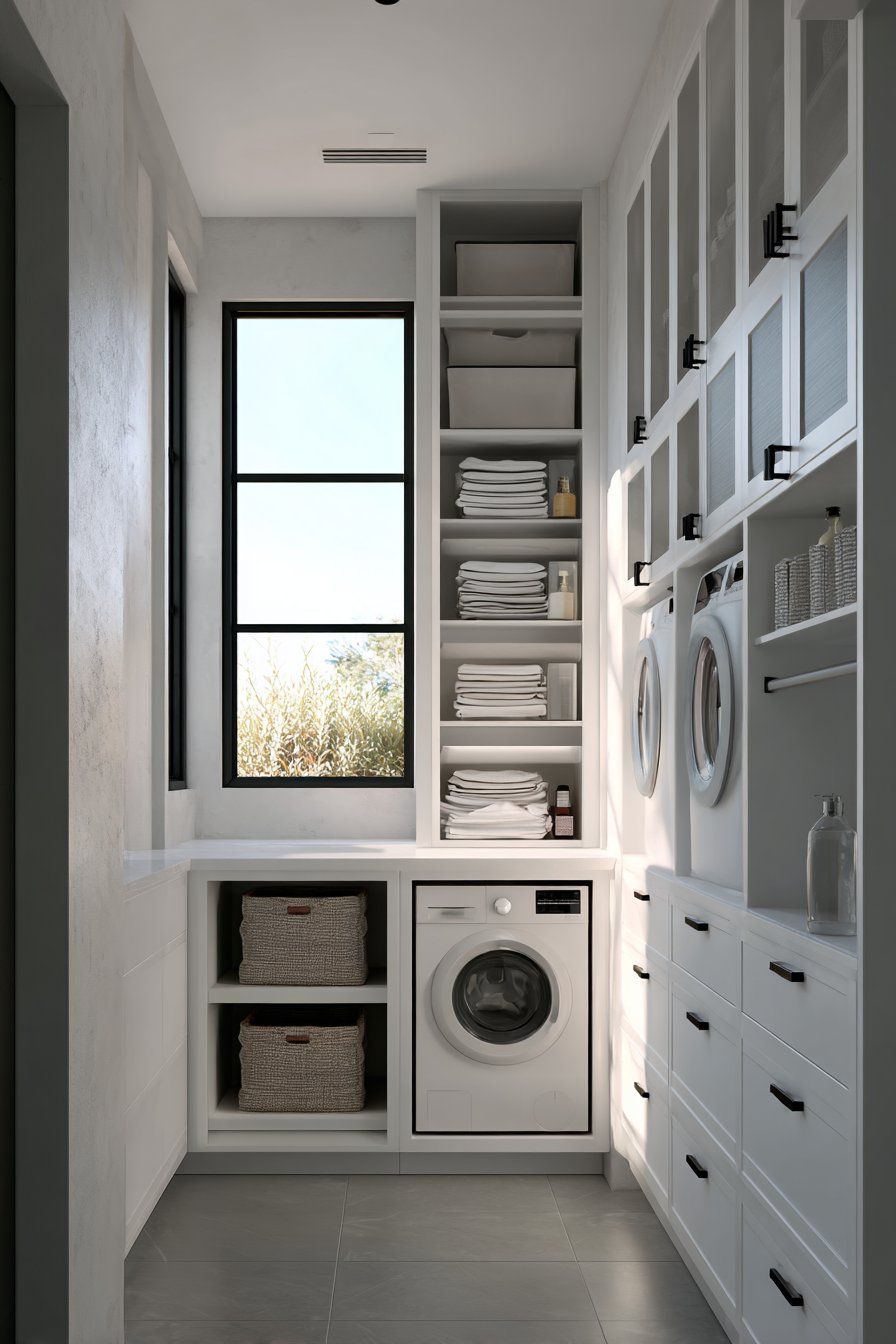 Custom Built-In Cabinet Tower