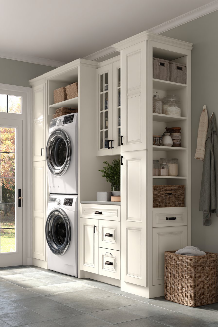 Custom Built-In Cabinet Tower