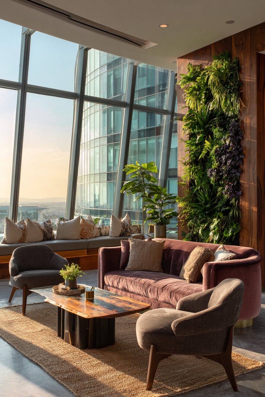 Biophilic Luxury with Sustainable Materials