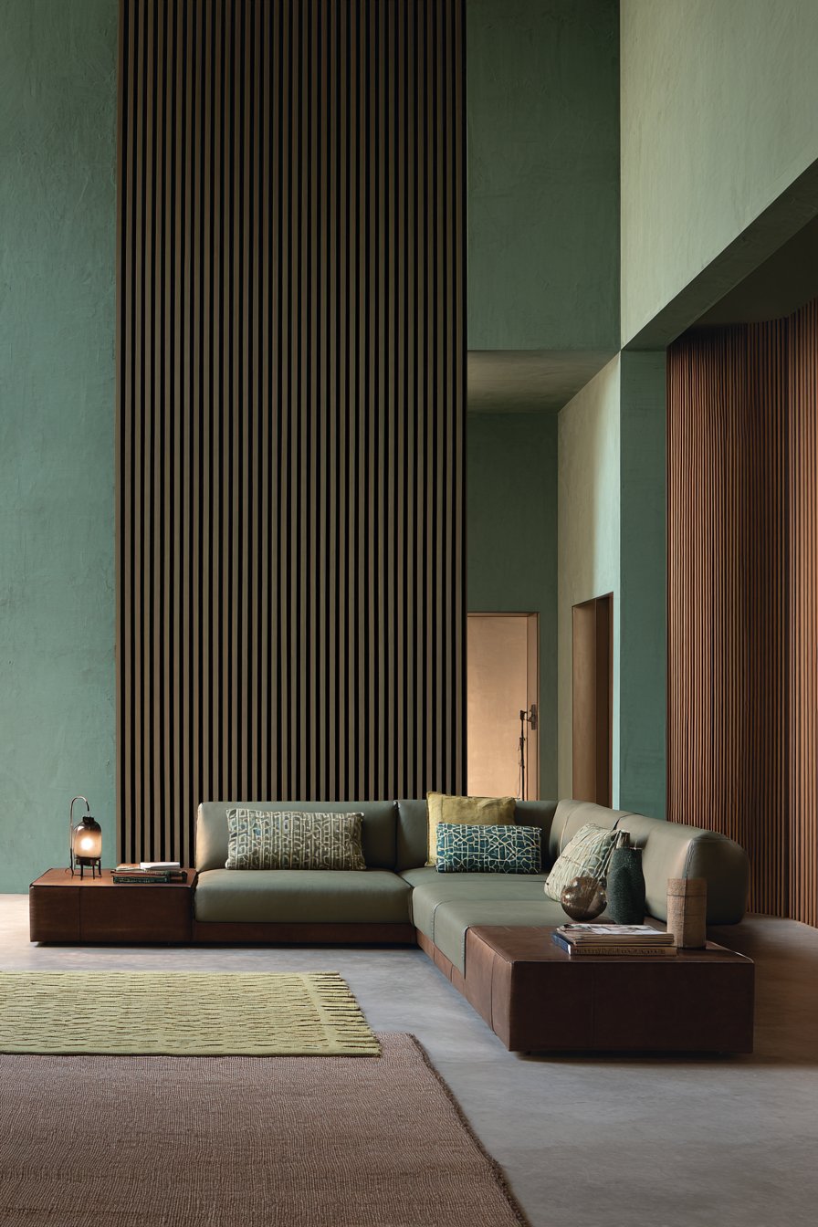 Modern Vertical Slat Accent