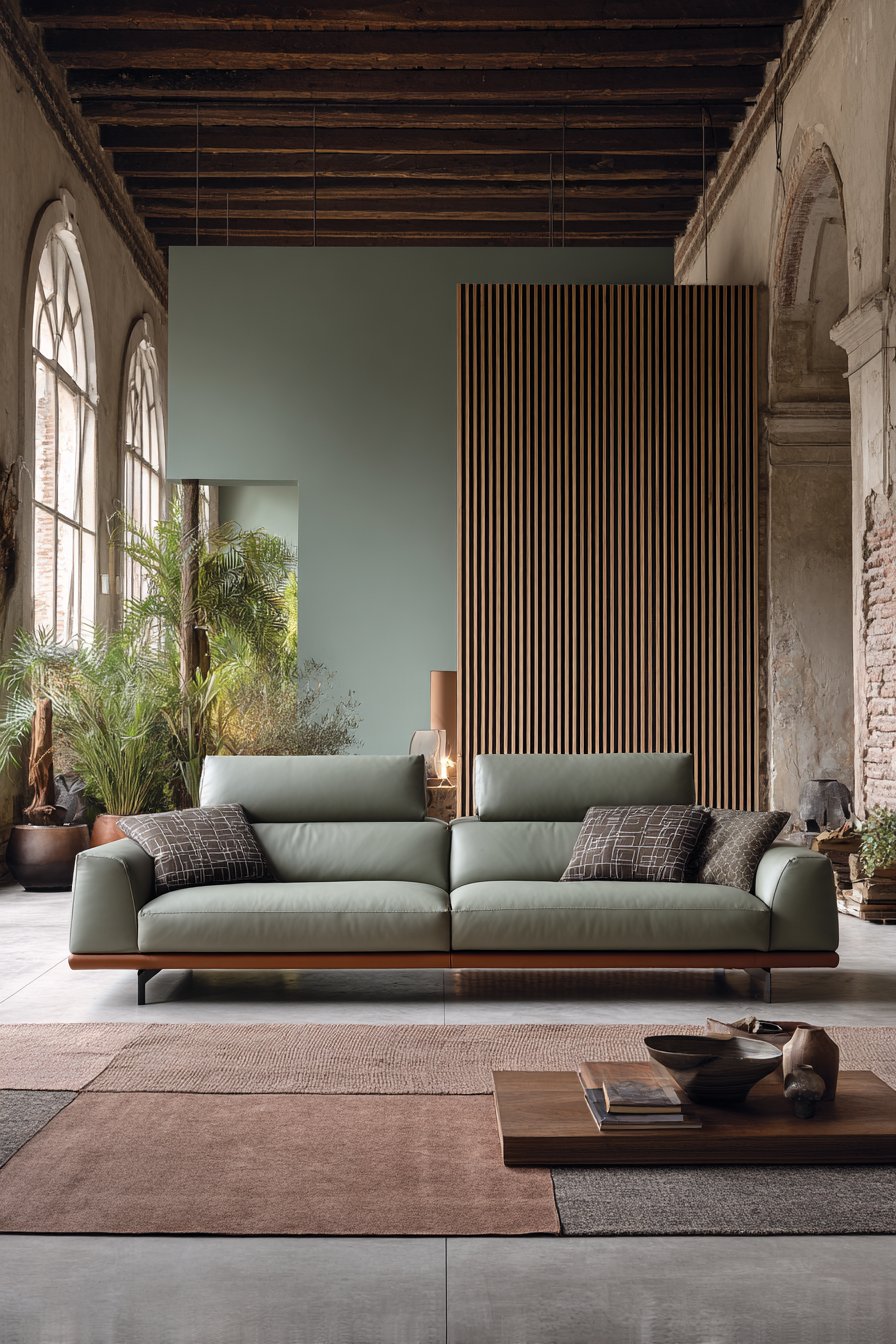 Modern Vertical Slat Accent