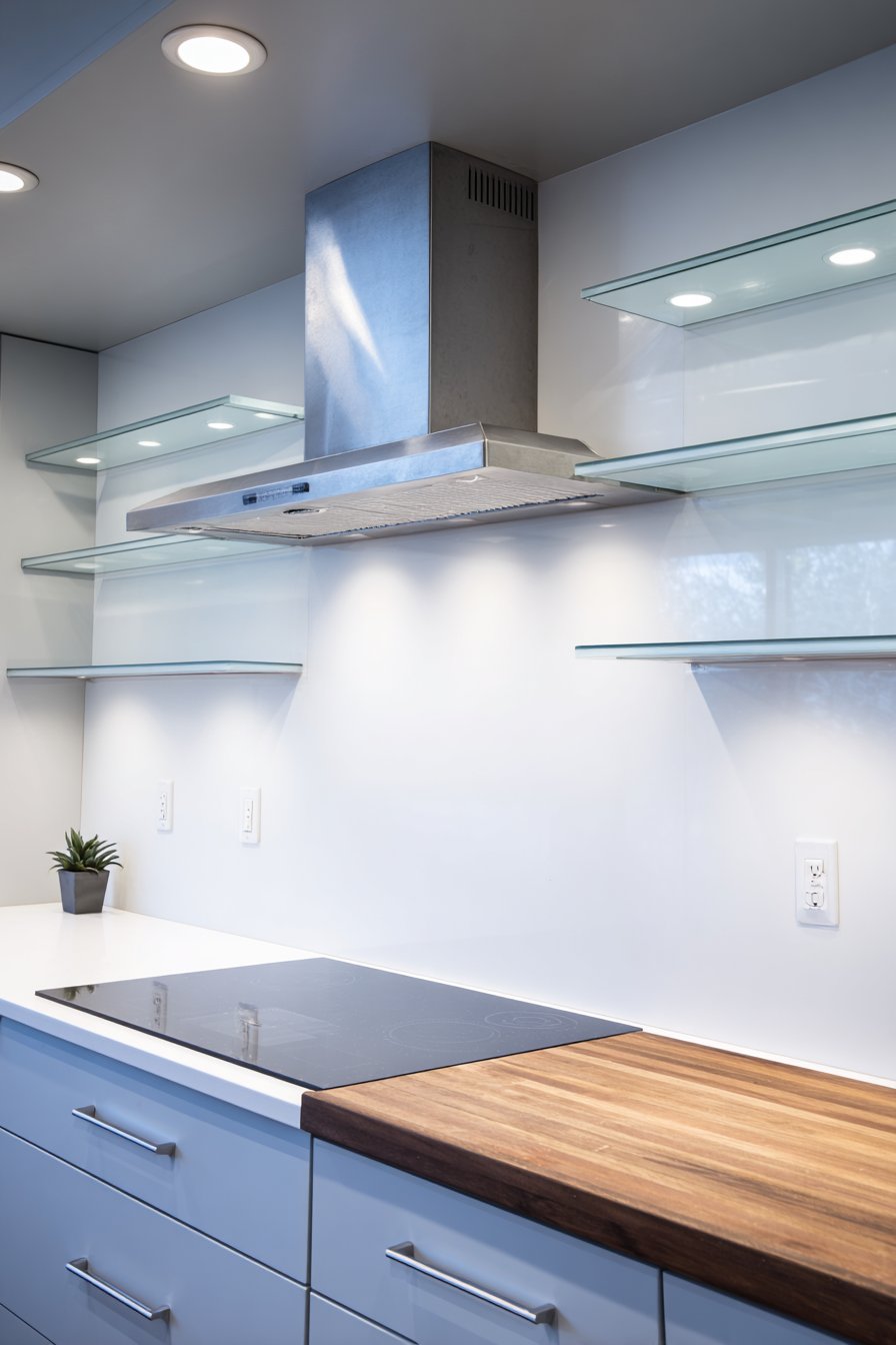 Modern Minimalist Kitchen with Integrated Appliances