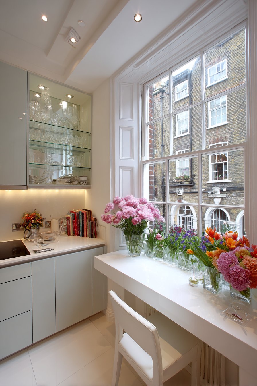 Modern Minimalist Kitchen with Integrated Appliances