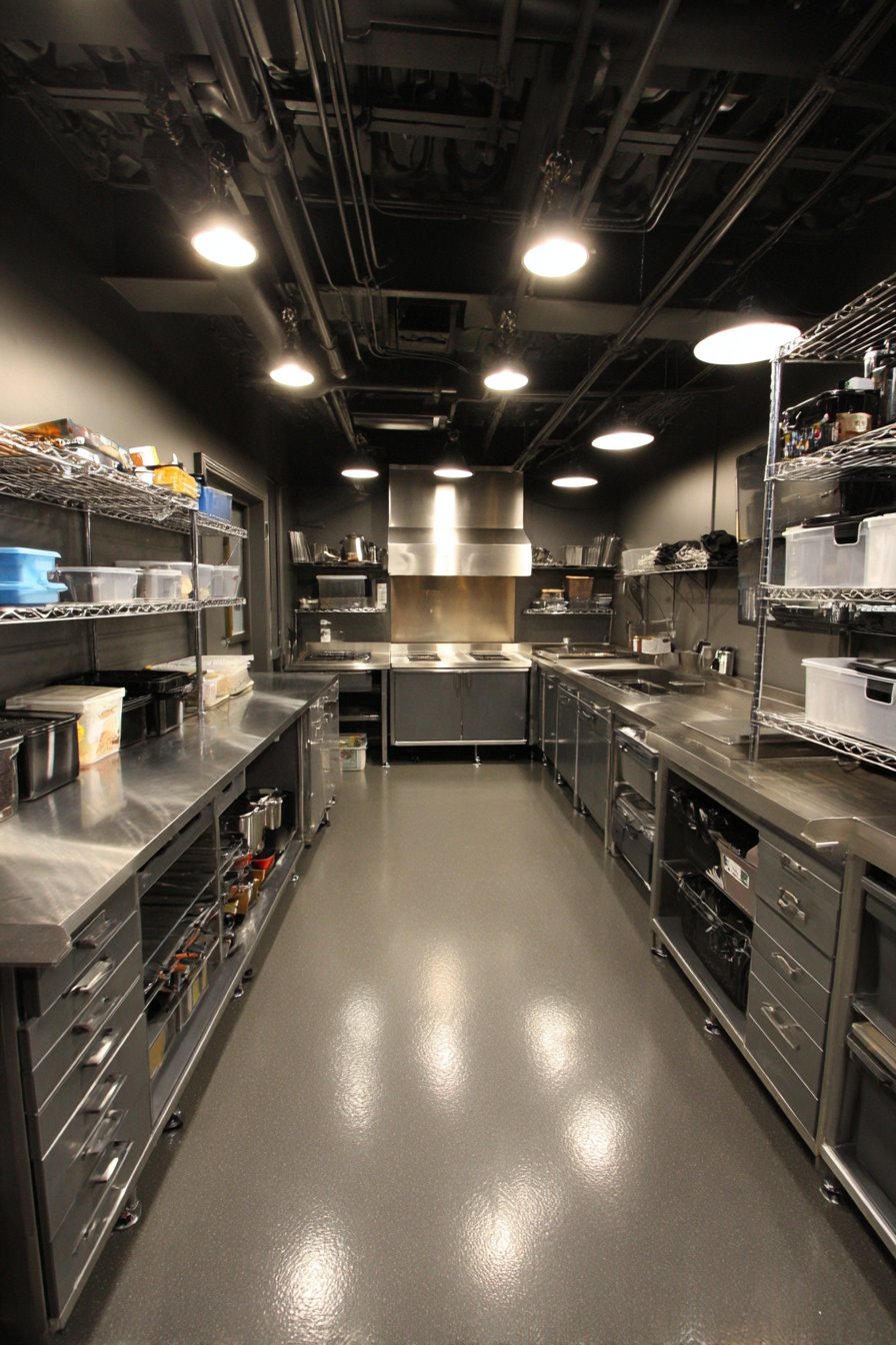 Industrial Charcoal Grey with Professional Aesthetic