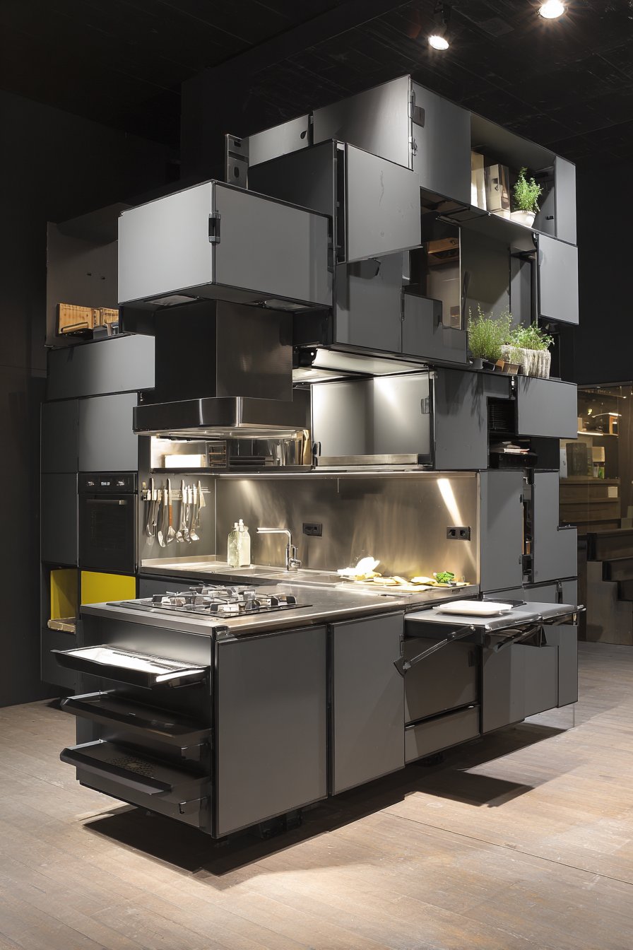 Industrial Charcoal Grey with Professional Aesthetic