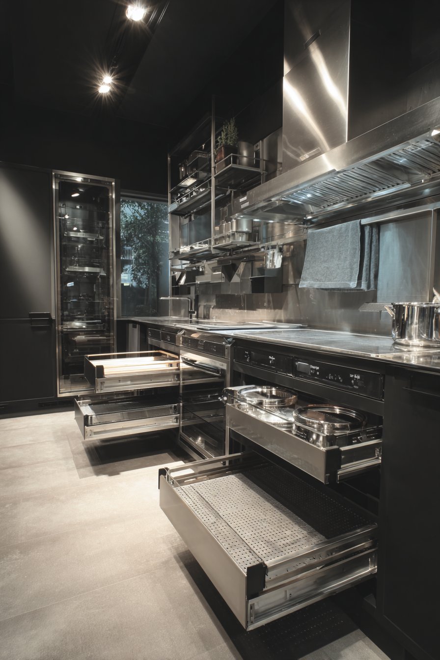 Industrial Charcoal Grey with Professional Aesthetic