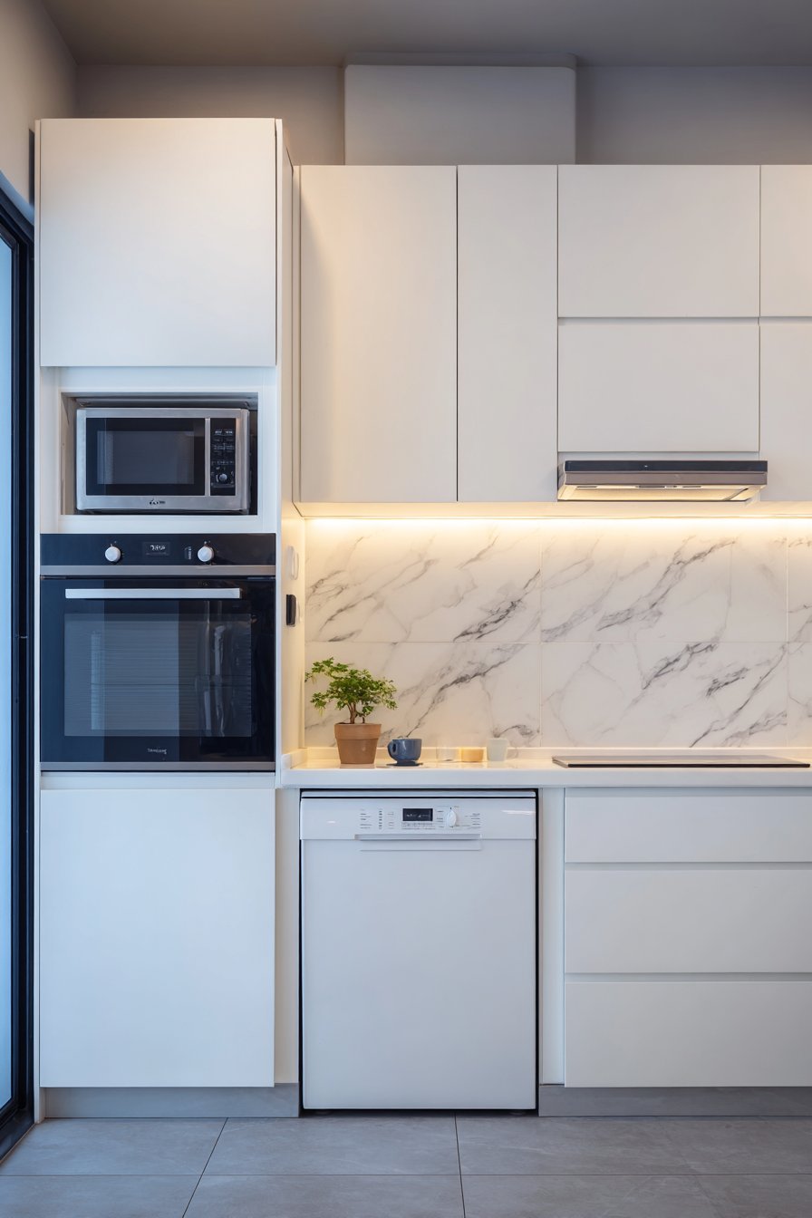 Minimalist White Contemporary Clean Lines